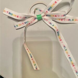 Girl Scouts Brownies Hair Ribbon Bow. NWOT
